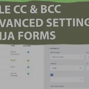 How To Enable CC BCC In Email Ninja Forms In WordPress Add Emails In CC BCC In Form