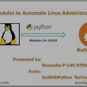 Python Modules To Automate Linux Administration Tasks