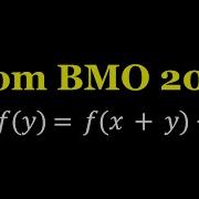 A Functional Equation From British Math Olympiads 2009