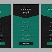 Easy Pricing Table Design How To Design A Pricing Table With Html And Css