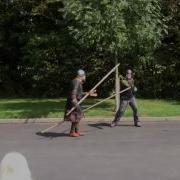 Medieval Combat Training In Ballymun Scrappy Spear Vs Spear