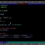 DOS Programming Plotting A Sine Wave In C