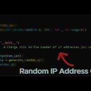 How To Make Random IP Address Generator Python