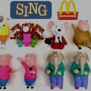 FULL WORLD SET McDONALD S SING MOVIE HAPPY MEAL TOYS 2016 COLLECTION SING 2 2021 EUROPE ASIA USA