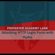 Attack Defense Attacking HTTP Login Form With Hydra