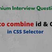 How To Use Id Class In CSS Selector In Selenium Webdriver NATASA Tech