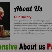 Responsive About Us Page Website Using HTML And CSS HTML CSS Tutorial