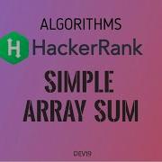 2 Simple Array Sum Hackerrank Algorithms Solution