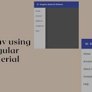 How To Create Sidenav Using Angular Material