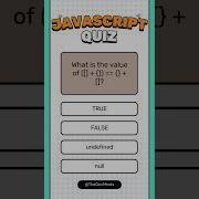 JavaScript Quiz 5 What Is The Value Of Javascriptquiz Shorts Coding