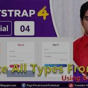 Create Responsive Contact Form Using Bootstrap 4 Bootstrap 4 Beginner Tutorial 04 Owais Azam