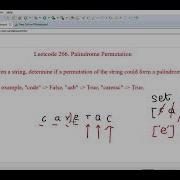 Leetcode 266 Palindrome Permutation