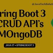 Spring Boot 3 Integration With MongoDB CRUD Operations Hibernate Build Rest API