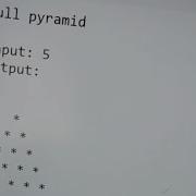 Full Pyramid With The Help Of Left Triangle Pattern Shorts Programming C Codeblocks