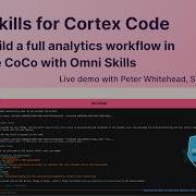 Как создать полный цикл аналитики в Snowflake Cortex Code с помощью Omni Skills