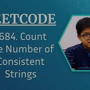 1684 Count The Number Of Consistent Strings Leetcode