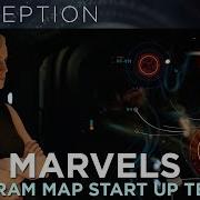 Marvel Studios The Marvels Hologram Map Start Up Tests