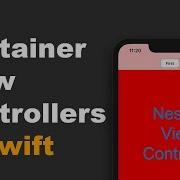 Swift Tutorial Container View Controllers For Beginners Swift 5 Xcode 11 IOS