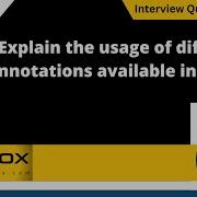 Explain The Usage Of Different Annotations Available In TestNG Selenium Interview Question 426