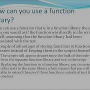 QTP Video Tutorial How To Create Function Library
