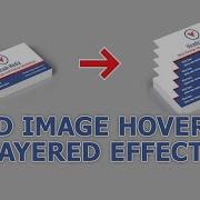3D Image Hover Layered Effect CSS HTML