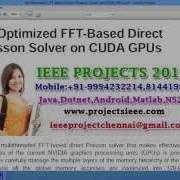 An Optimized FFT Based Direct Poisson Solver On CUDA GPUs