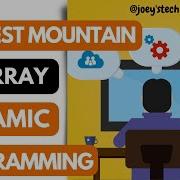 Learn 2 Solve Longest Mountain In Array Using Dynamic Programming Leetcode 845