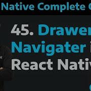 45 Навигатор с боковыми вкладками в React Native Как реализовать навигатор с боковыми вкладка