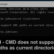 100 Fix CMD Does Not Support UNC Paths As Current Directories Fix Command Prompt CMD