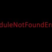 Resolving ModuleNotFoundError