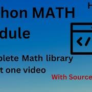 Math Module In One Video Python Explained In Hindi