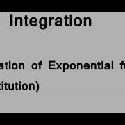 AS A Level Maths Integration Integration Of Exponential Functions Using Substitution