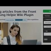 Front End Editing With Helpie Wiki WordPress Plugin
