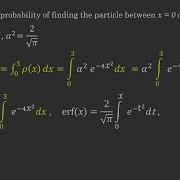 Quantum Mechanics 3 Probability Error Function
