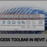 QUICK ACCESS TOOLBAR IN REVIT QAT BAR BIM ENGLISH