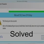 Sql Server Setup Error Solved