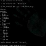 RecommendationSystem For Movies From Movie Lens Database Using SQL In Python