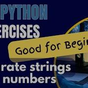Separate Strings From Numbers Exercise 38 Of 50 Python Exercises
