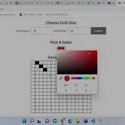 Pixel Art Maker Using HTML CSS And Javascript