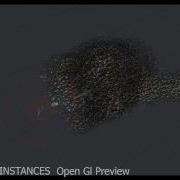 Flocking Instances Test With Lightwave 3D