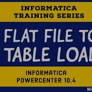 Session 3 Informatica File To Table Load Informatica Flat File To Table Informatica Tutorial