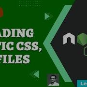14 Serve The Static Files Like CSS JS Using Express Static Method In The Express Project NodeJS