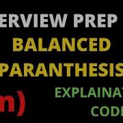Balanced Brackets Hackerrank Solution Paranthesis Balancing