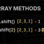 JavaScript Array Methods Shift And Unshift Explained