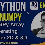 NumPy Array Iterating Nditer 2D 3D Complete Python Numpy Tutorial Iterating NumPy Arrays