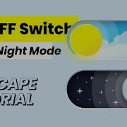 ON OFF Switch Design With Day Night Mode INKSCAPE TUTORIAL