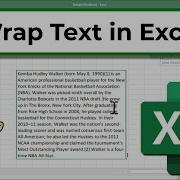 Excel Quick Tip How To Wrap Text