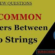 Finding Uncommon Letters In Two Strings Python Interview Coding Pythonvibes