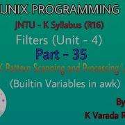 Программирование в UNIX Часть 35 Фильтры встроенные переменные в Awk