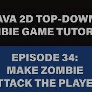 Java 2D Zombie Game Tutorial 34 Zombie Attacking Player